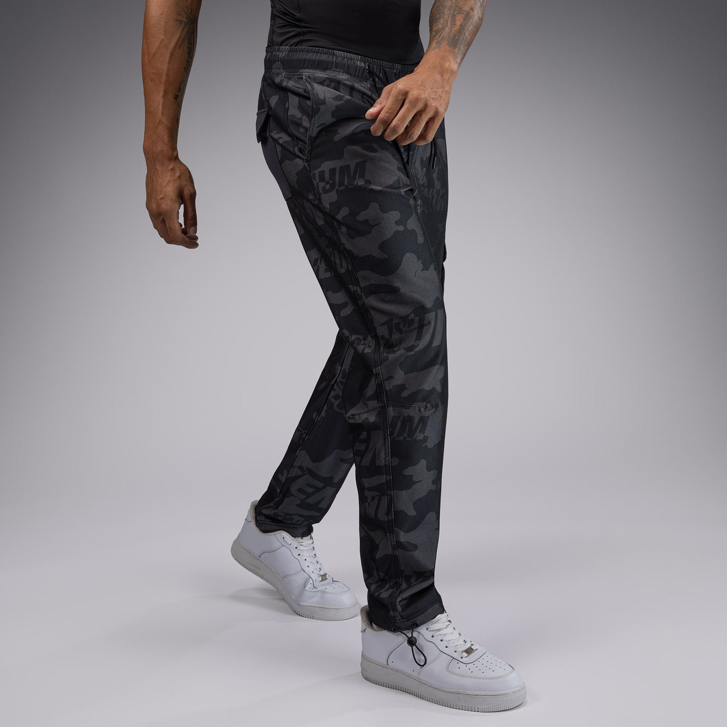 Venum Trooper Heren Joggingbroek - Zwart/Antraciet