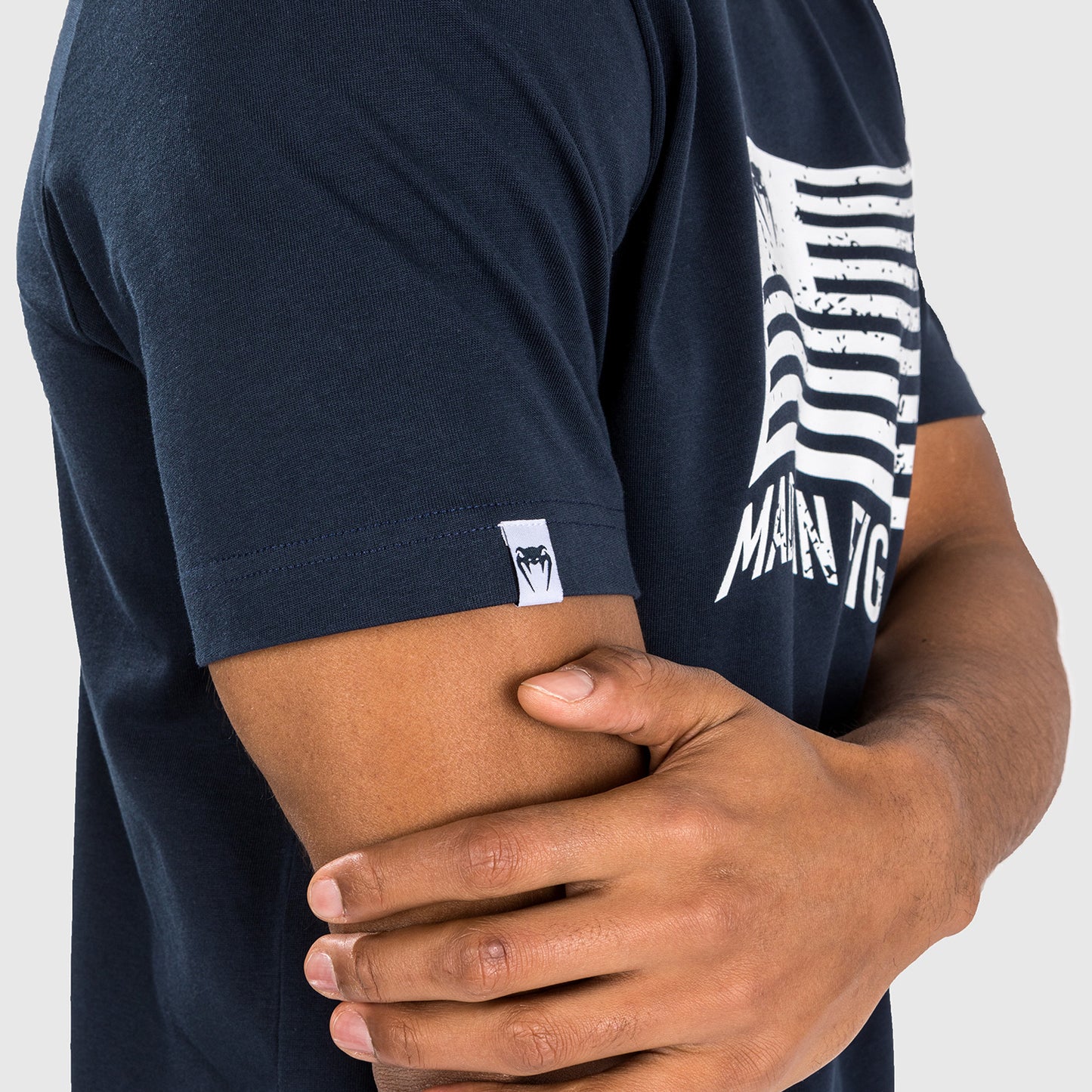 Venum Made in Fightland T-shirt - Marineblauw/wit