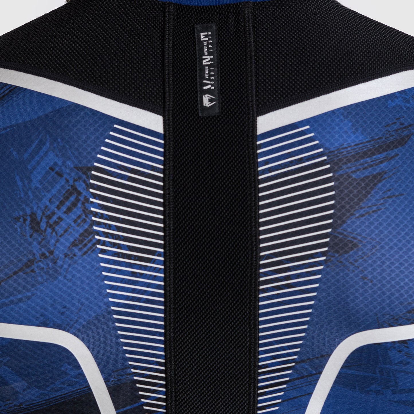 Venum Electron 3.0 Rashguard korte mouw - Marineblauw
