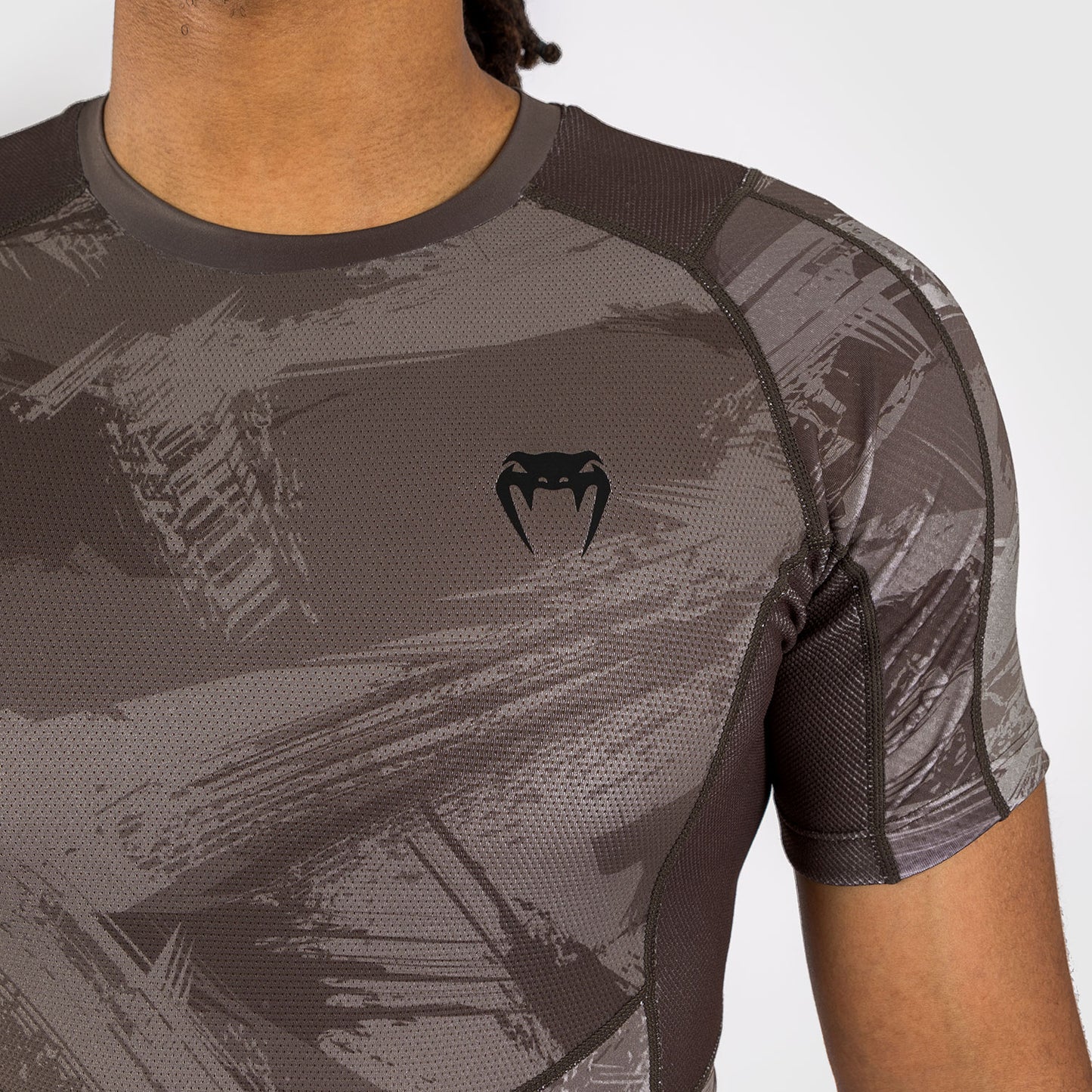 Venum Electron 3.0 Rashguard korte mouw - Zand