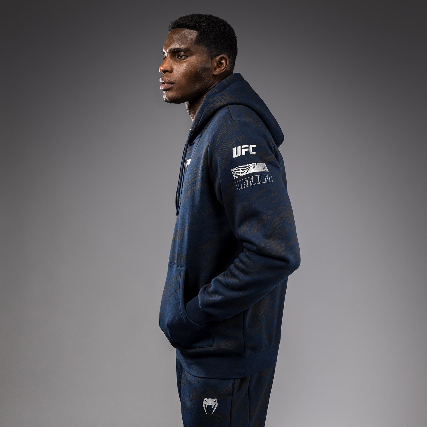 UFC Fusion by Venum Fight Week Hoodie voor Heren - Oceaanblauw
