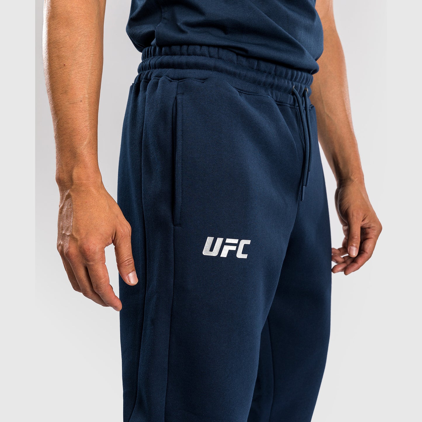 UFC Fusion by Venum Fight Week Katoenen Broek voor Heren - Solid Oceaanblauw