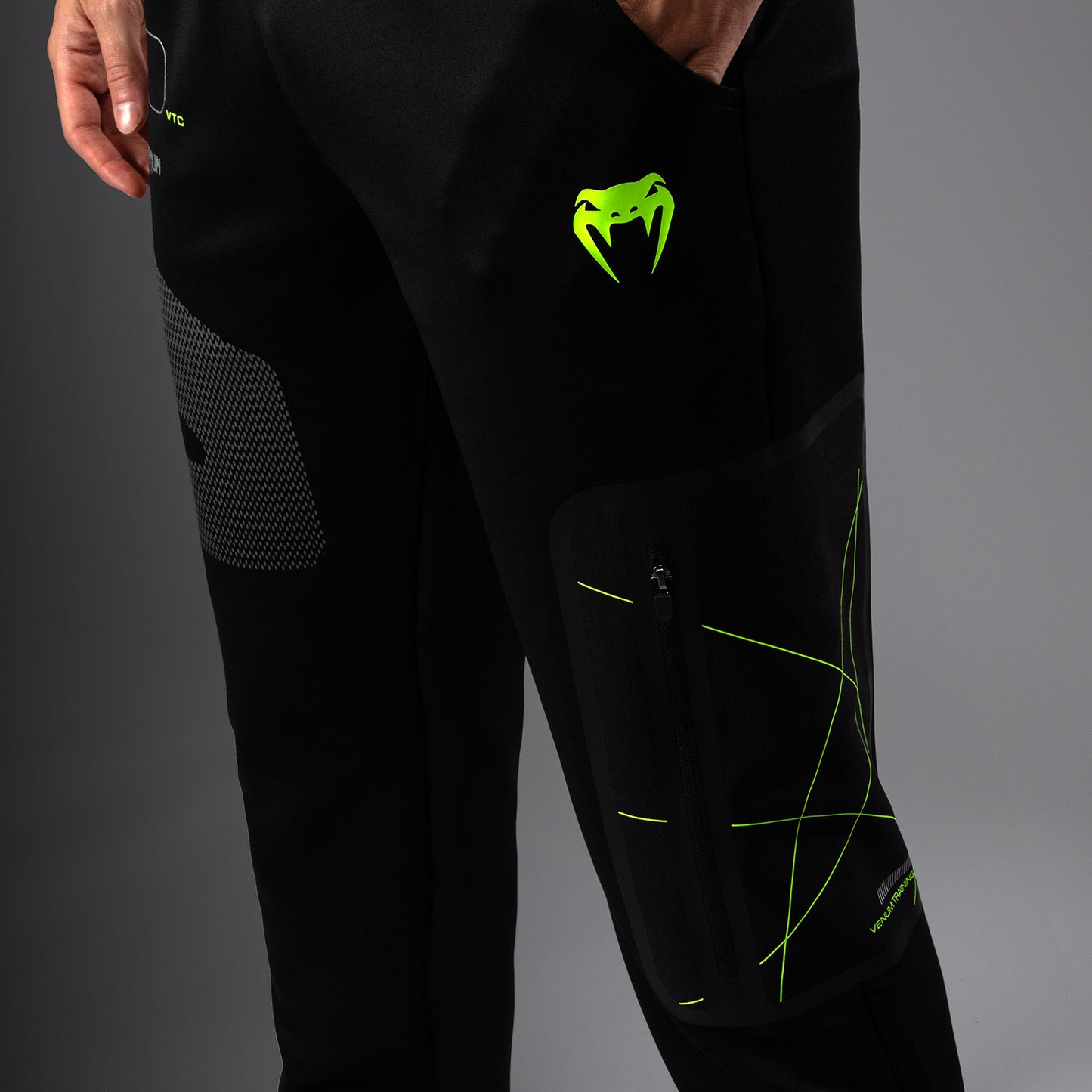 Venum Training Camp 4.0 Joggers - Zwart/Neon Groen