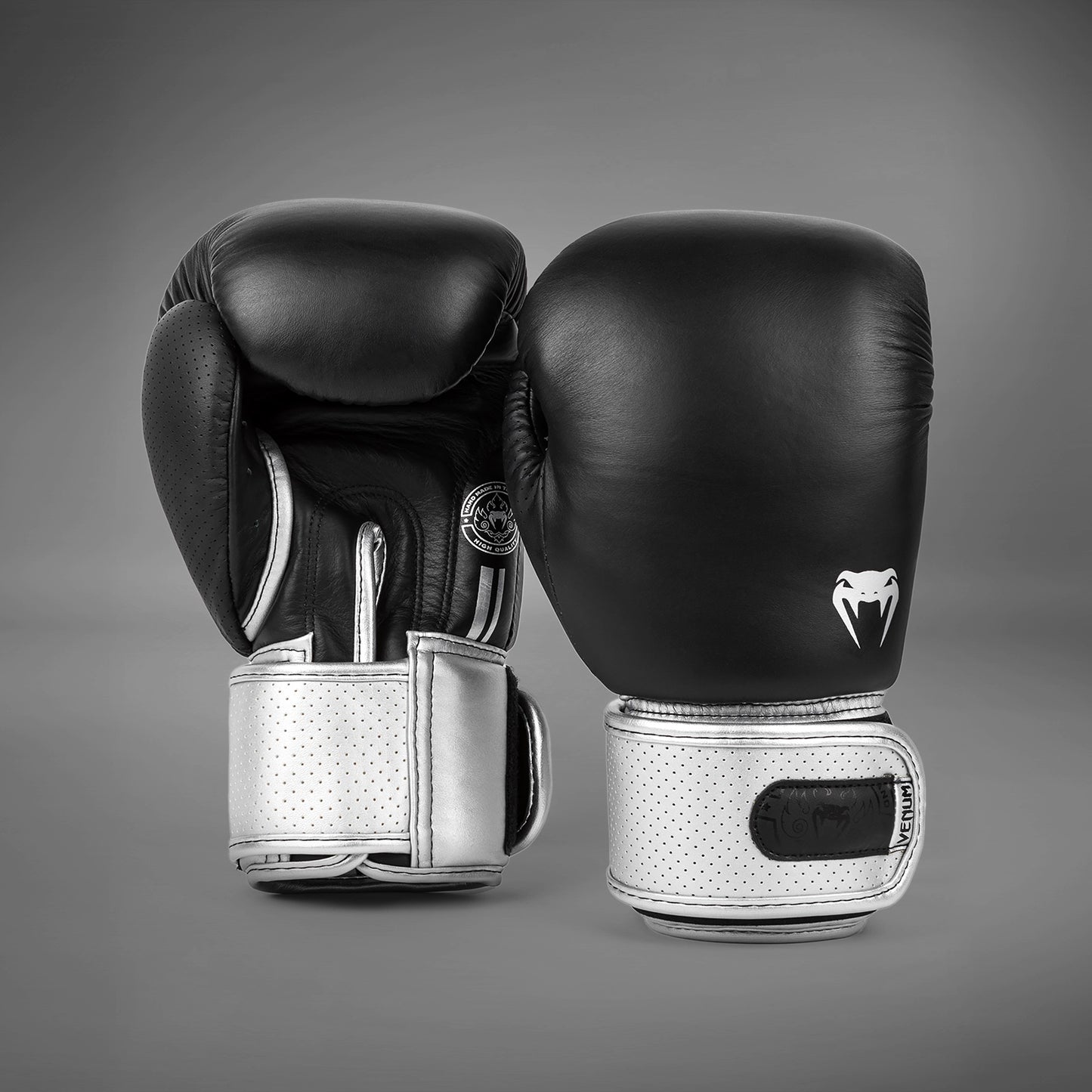 Venum Power 2.0 Bokshandschoenen - Zwart/Zilver