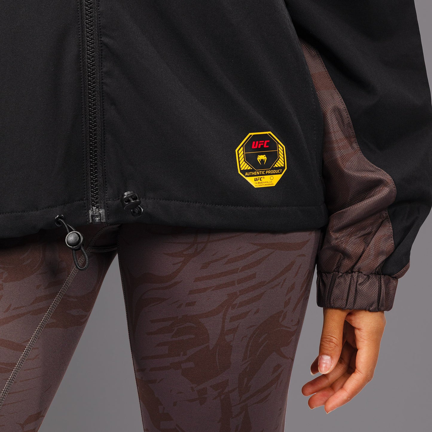 UFC Fusion by Venum Fight Week Zip-Hoodie voor Dames - Earthen Brown