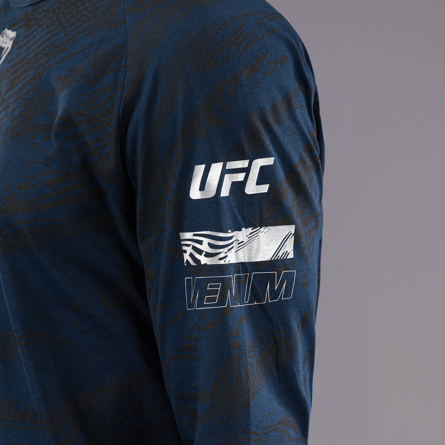 UFC Fusion by Venum Fight Week Lange Mouwen T-shirt voor Heren - Oceaanblauw
