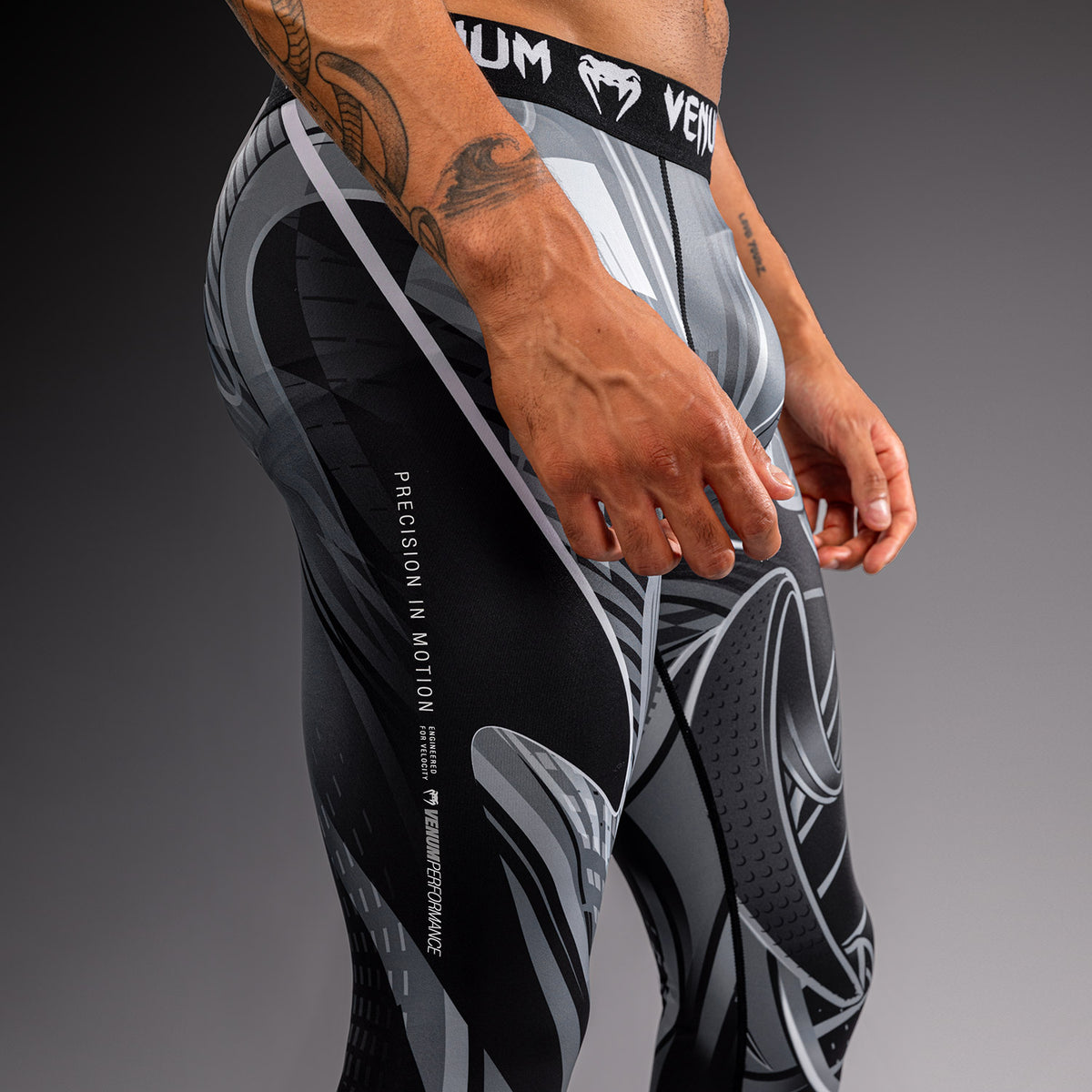 Venum Crimson Viper 2.0 Compressielegging - Zwart/Grijs