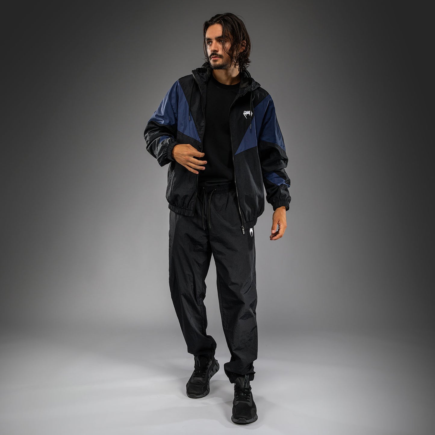 Venum Vectra Trainingsjack - Zwart/Blauw