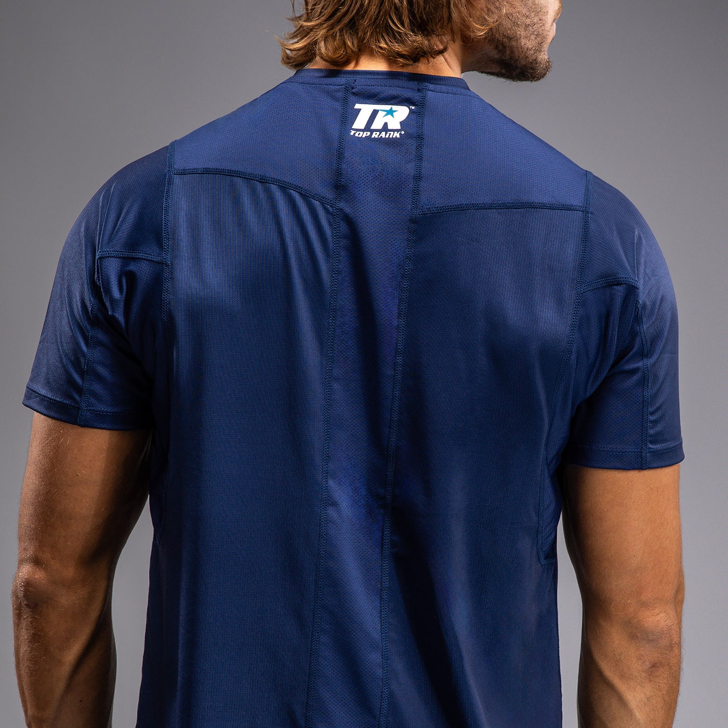 Venum x Top Rank Original Heren Dry Tech T-Shirt - Marineblauw