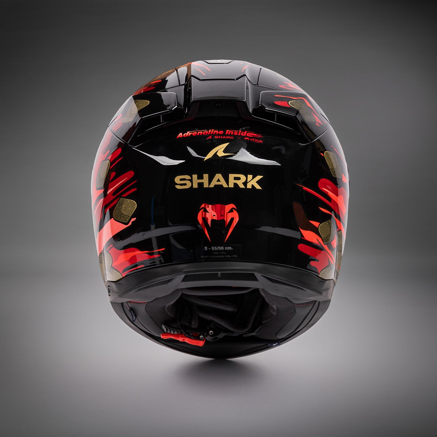 Venum x Shark SKWAL i3 Motorhelm - Rood/Goud