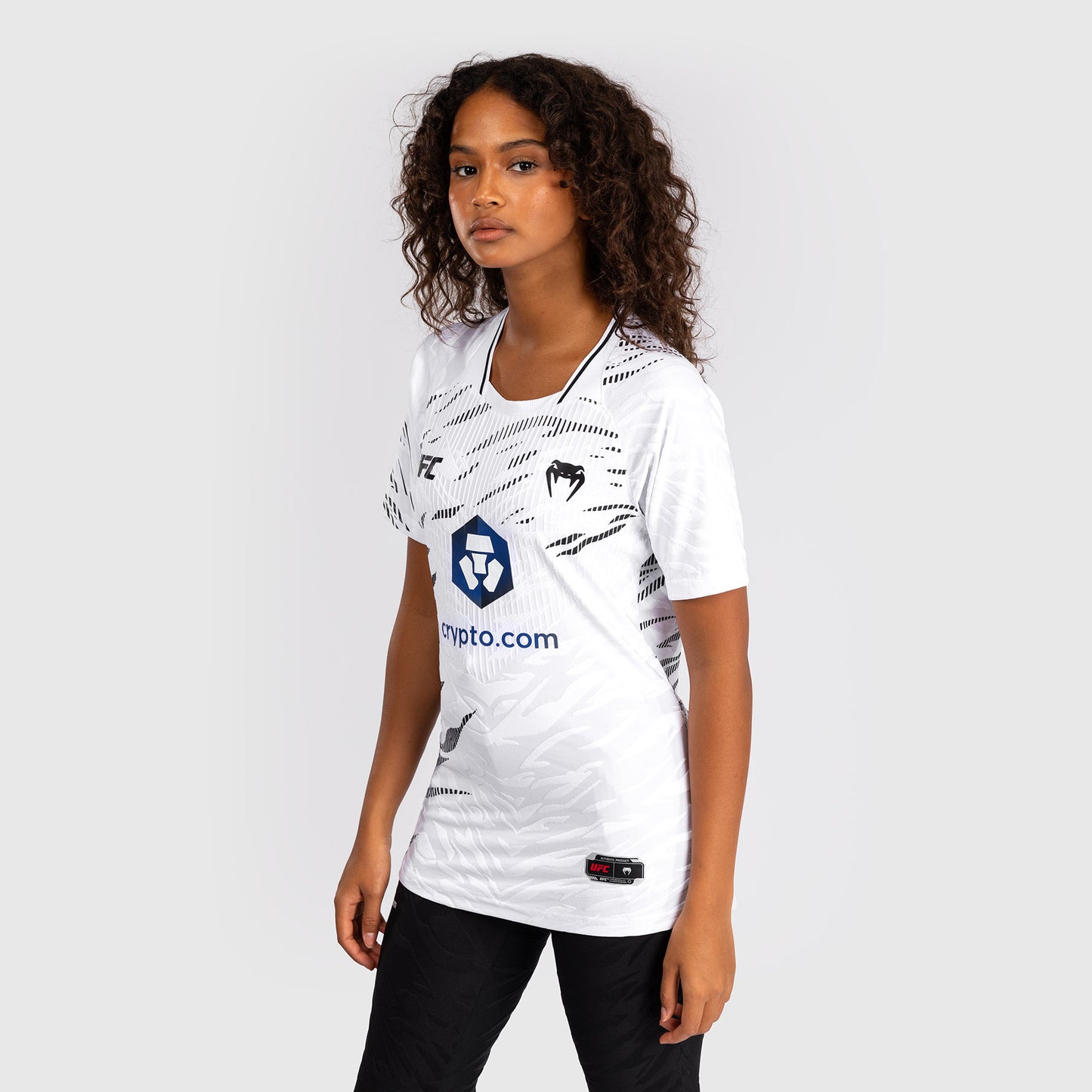 UFC Fusion by Venum Personalized Authentic Fight Night Exit T-shirt voor Dames - Wit