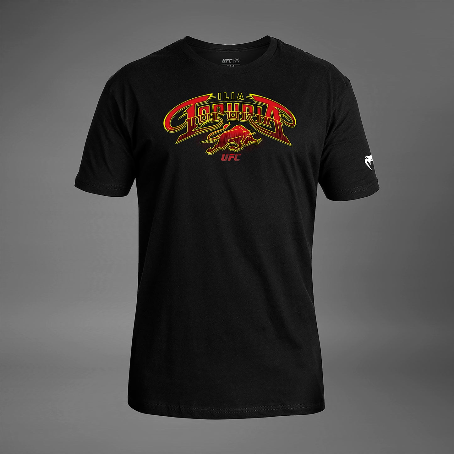UFC Unrivaled by Venum Ilia Topuria Mannen T-Shirt - Zwart