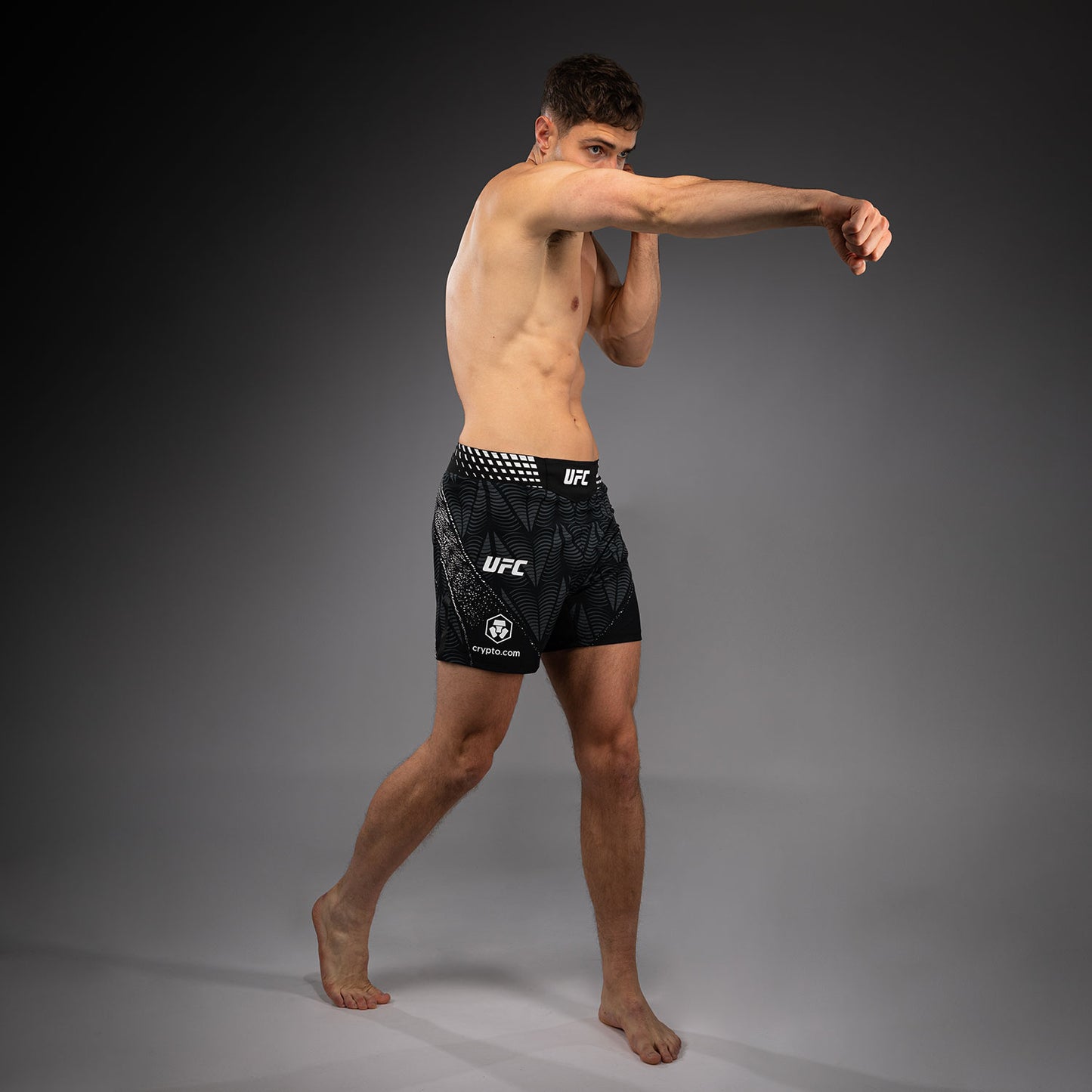 UFC Zenith by Venum Authentic Fight Night Short Fit Fight Short Heren Personalized - Zwart