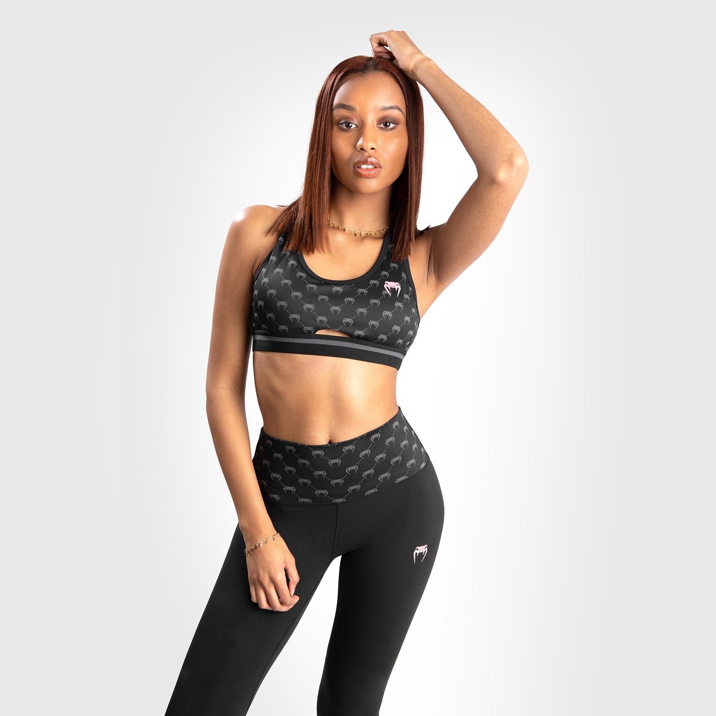Venum Monogram Legging - Zwart/Roze Goud