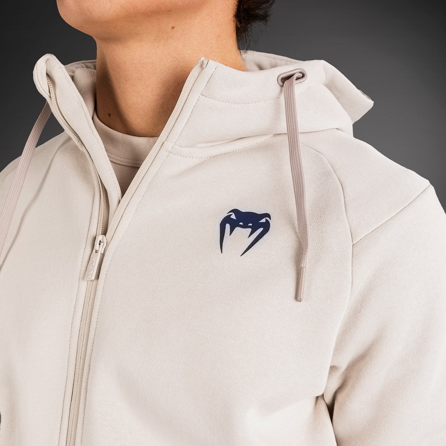 Venum Strikeland Hoodie met volledige rits - Grijs