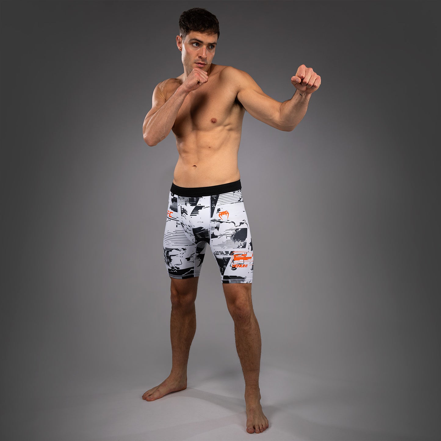 UFC Zenith by Venum Authentic Fight Week Performance Vale Tudo Short Heren - Wit