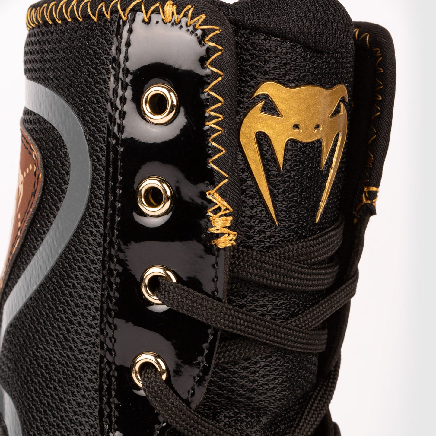 Venum Elite Evo Monogram Boksschoenen - Zwart/Bruin
