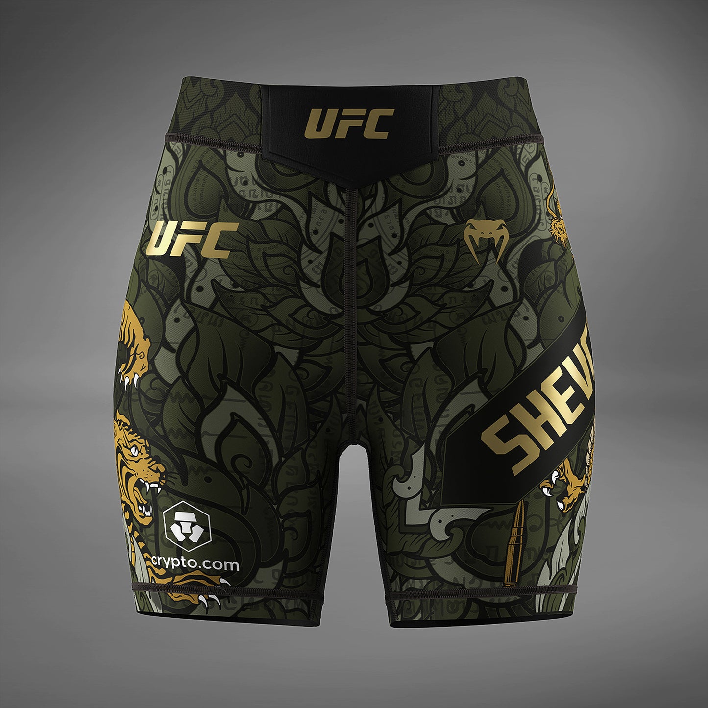 UFC Unrivaled by Venum Valentina Shevchenko Vrouwen Vale Tudo Short - Groen