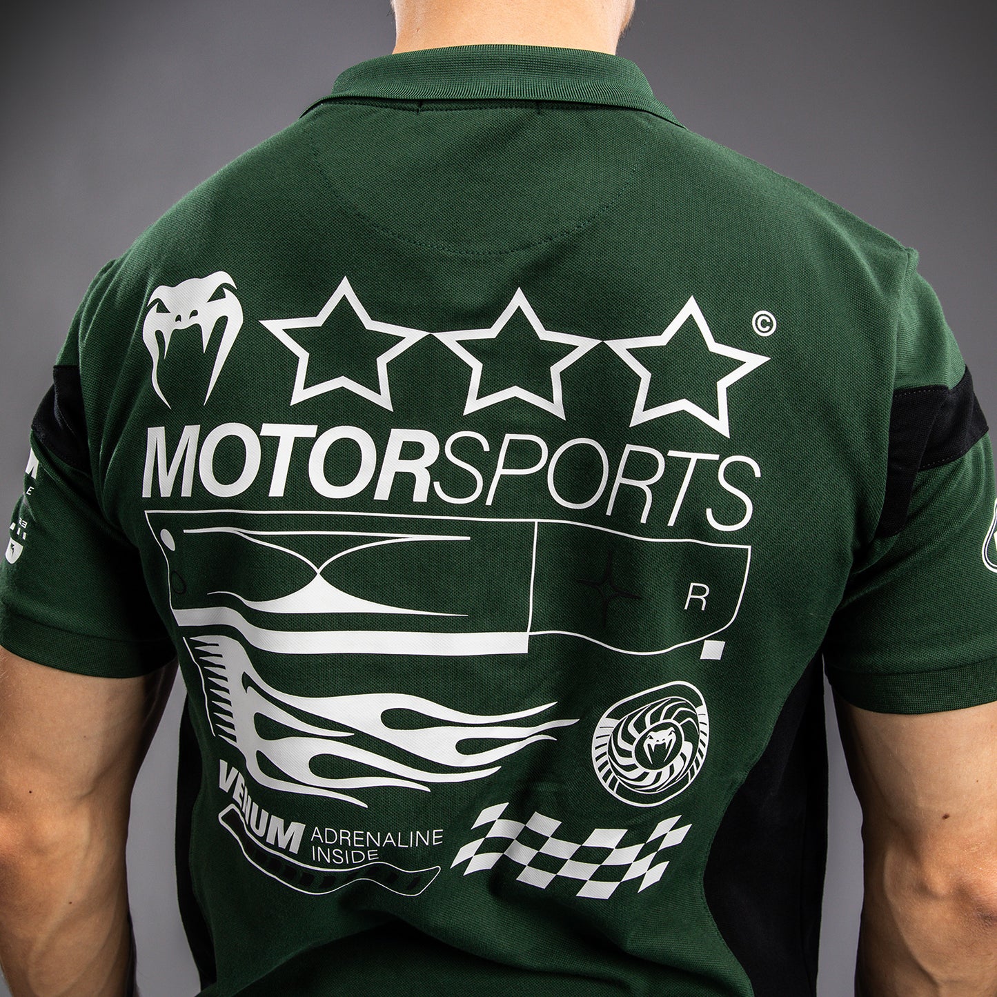 Venum Motorsport Katoenen Polo - Diep Bos