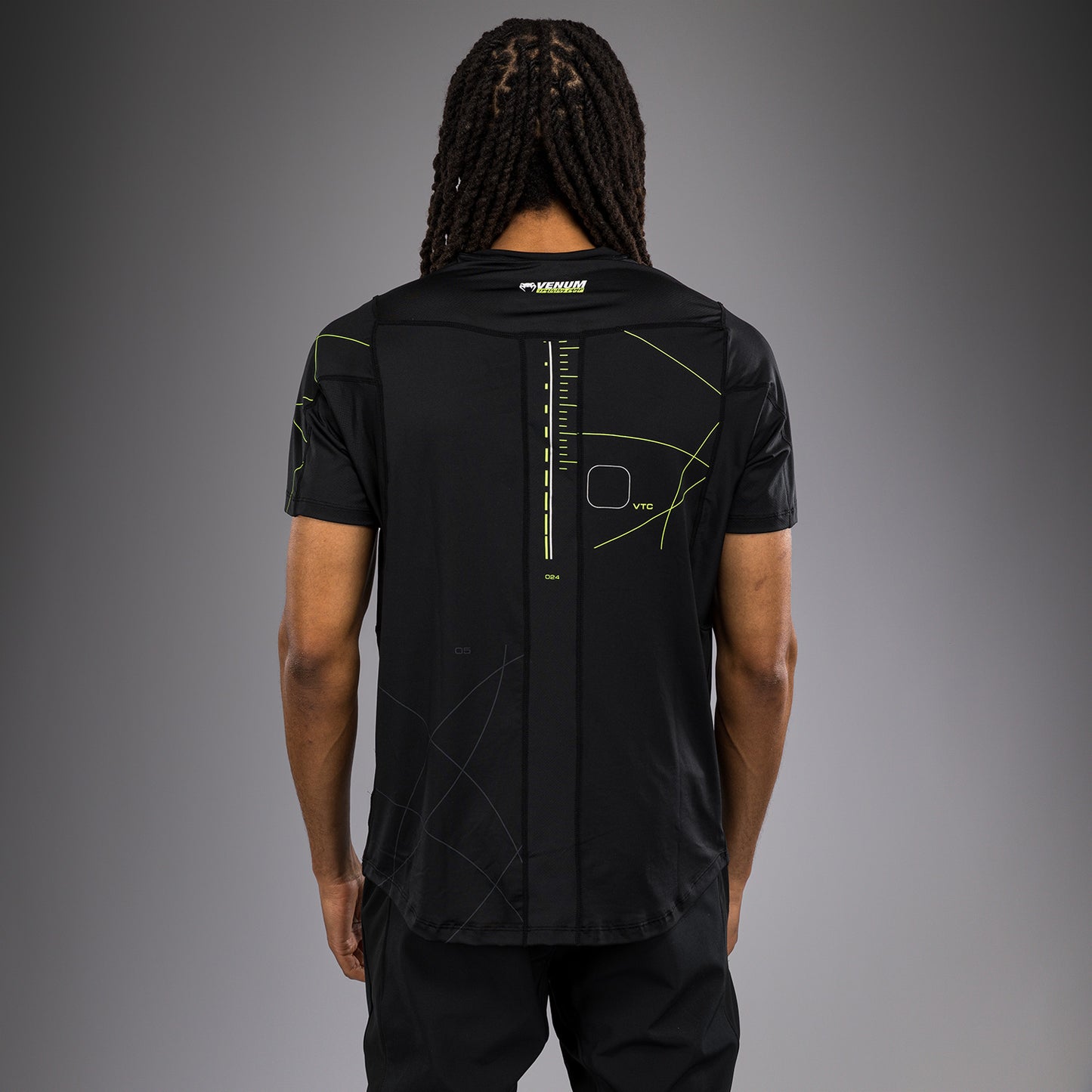Venum Training Camp 4.0 Dry-Tech T-shirt - Zwart/Neon Groen