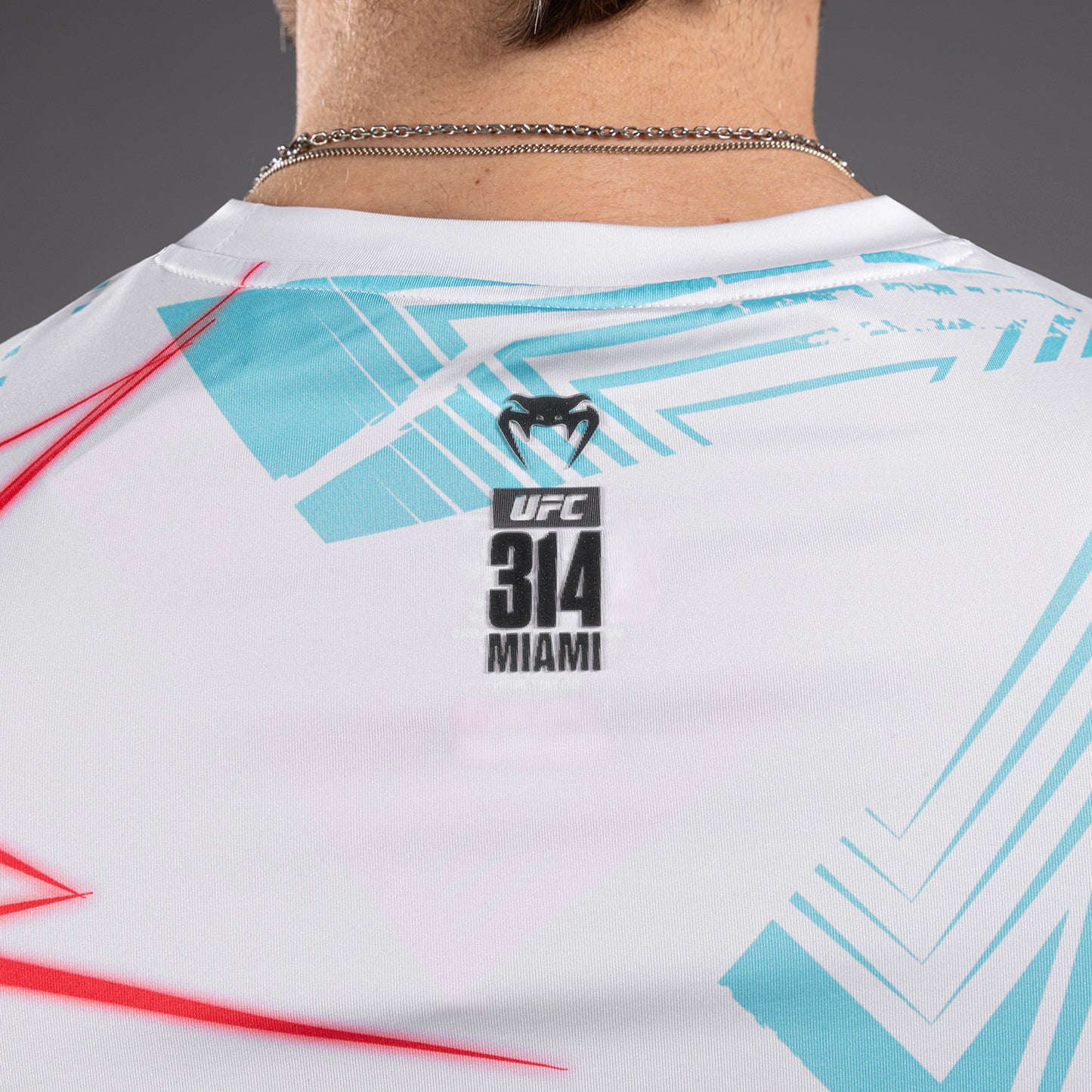 UFC Fusion By Venum Miami Edition Fight Week Heren Dry-Tech T-shirt - Wit