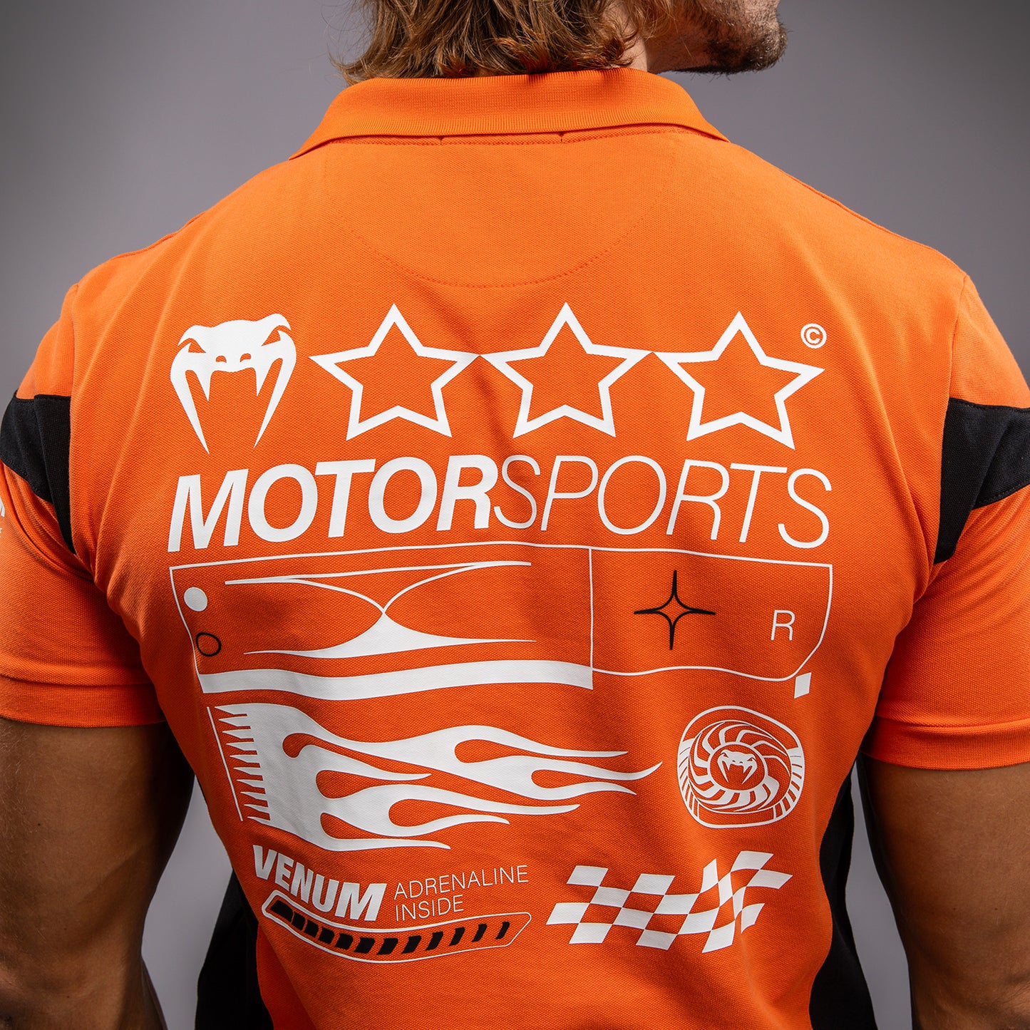 Venum Motorsport Katoenen Polo - Tangerine