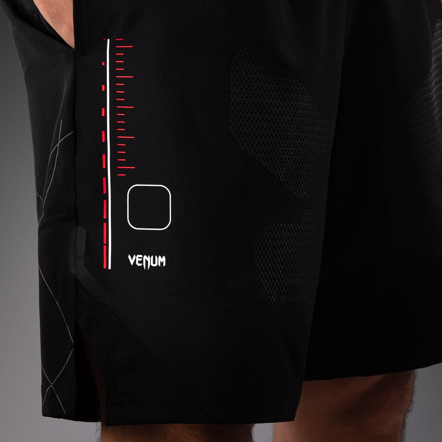 Venum Tactical XT Trainingsshort heren - Zwart/Vuurrood