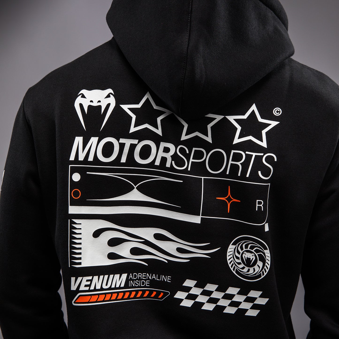 Venum Motorsport Hoodie - Diep Zwart