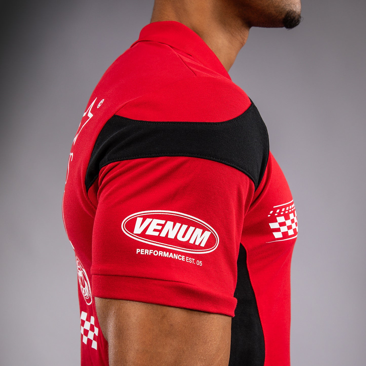 Venum Motorsport Katoenen Polo - Racer Rood