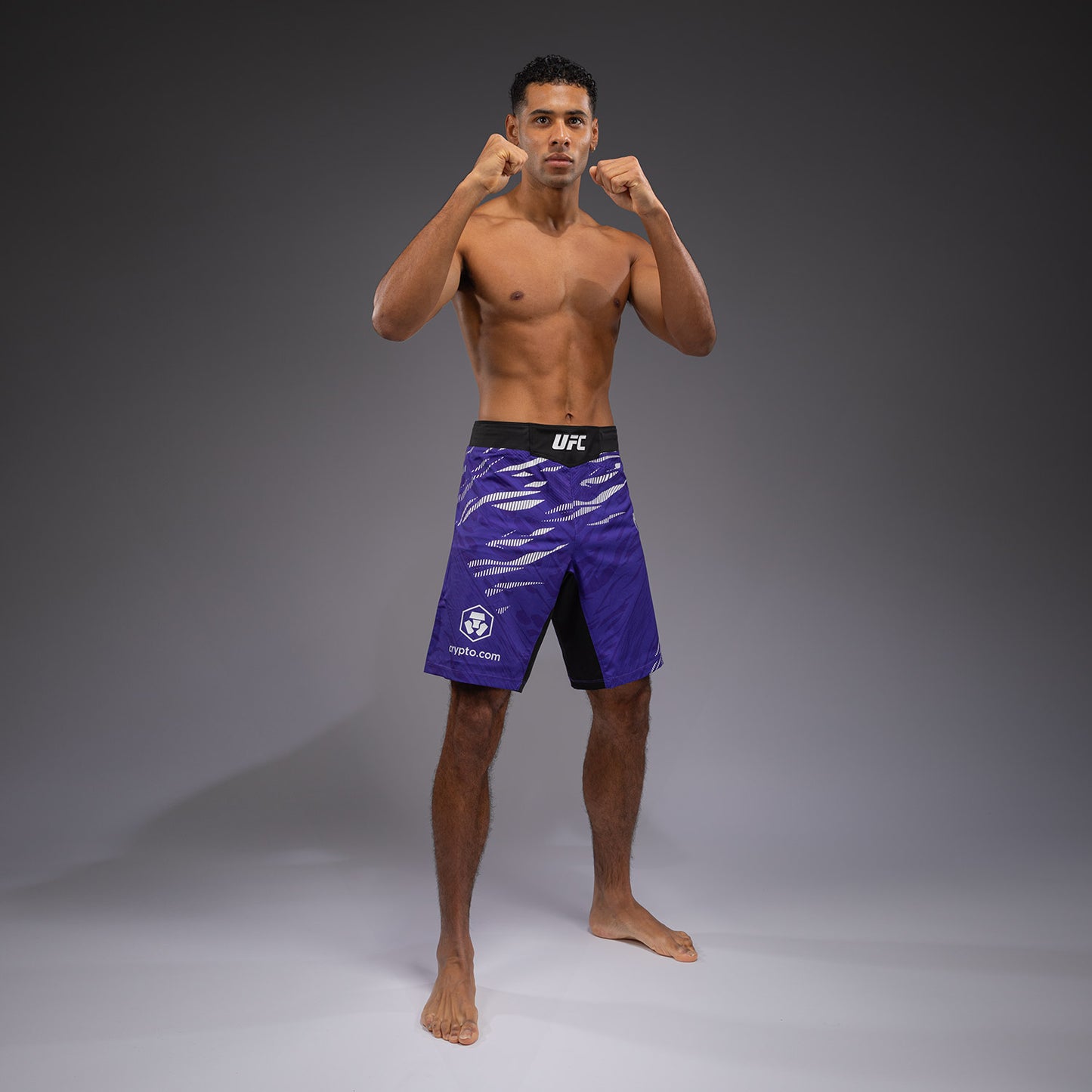 UFC Fusion by Venum Authentic Fight Night Fight Shorts voor Heren - Lange pasvorm - Paars