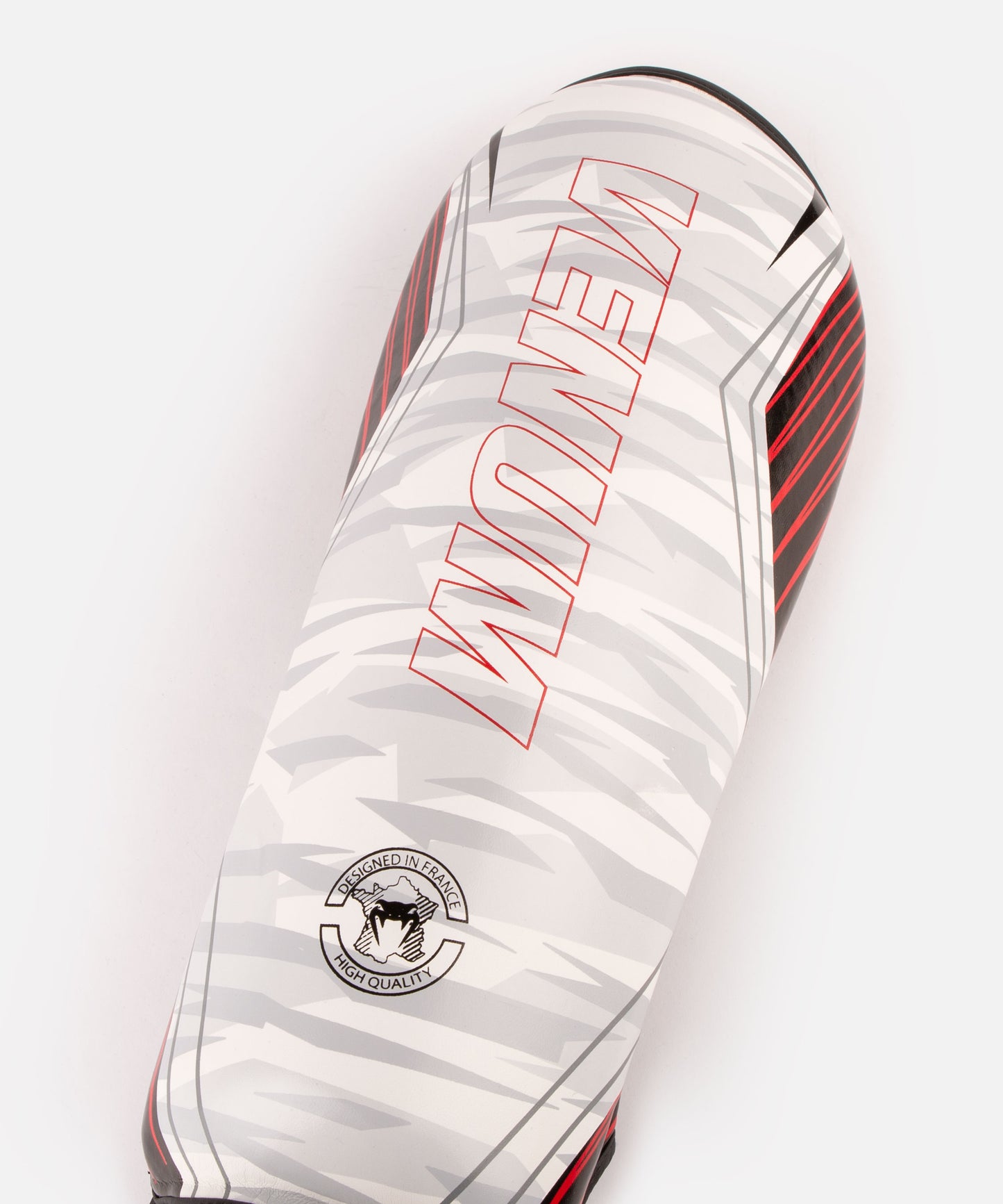 Venum Contender 2.0-scheenbeschermers - Wit/Camouflage