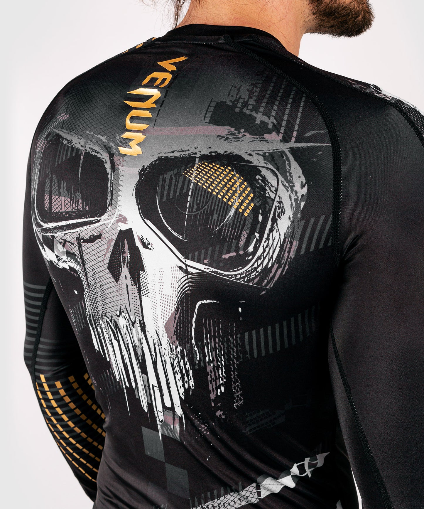 Venum Skull Rashguard - lange mouwen - Zwart