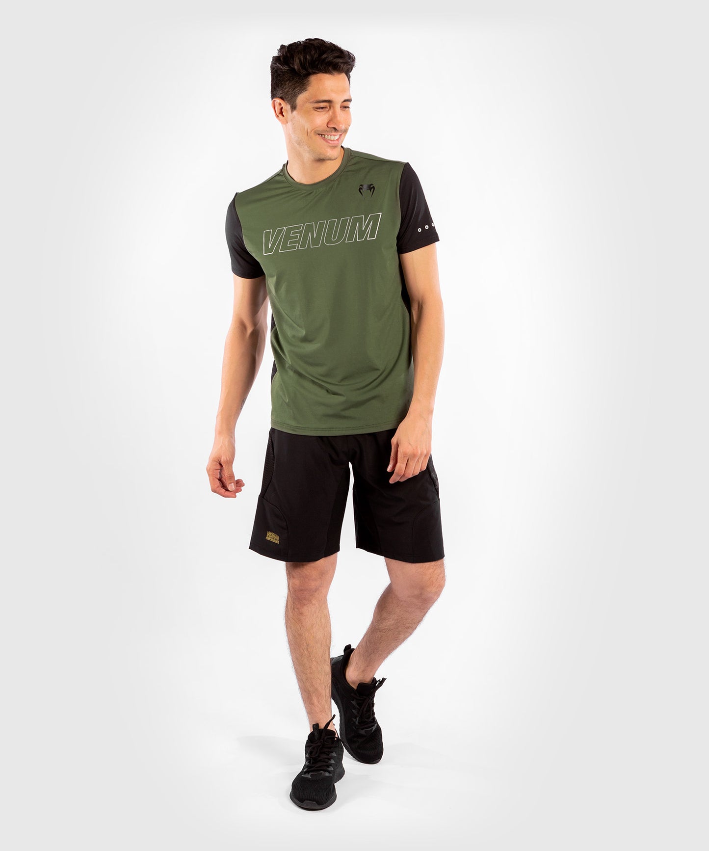 T-shirt Dry-Tech Venum Classic Evo - Kaki/Zilver