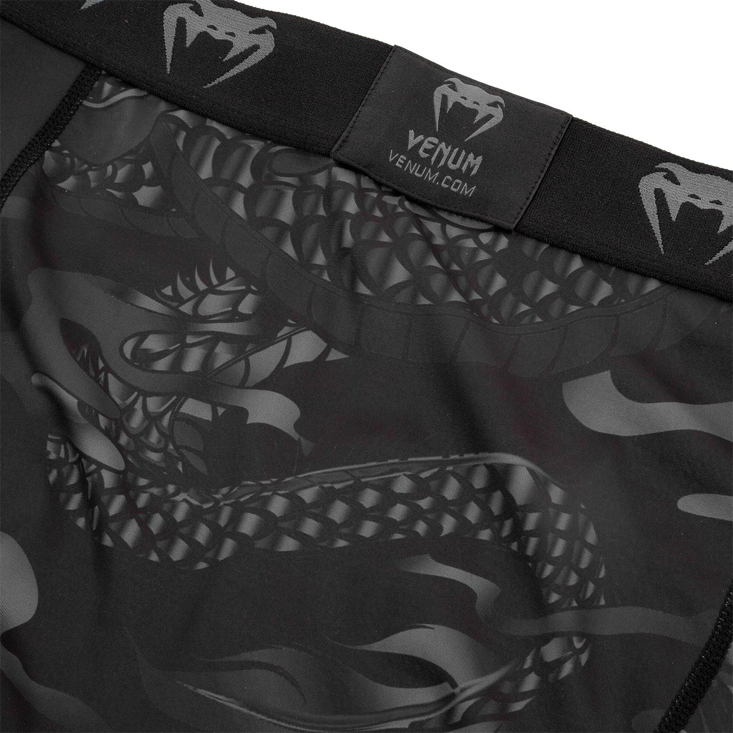 Venum Dragon's Flight Spats - Zwart/Zwart