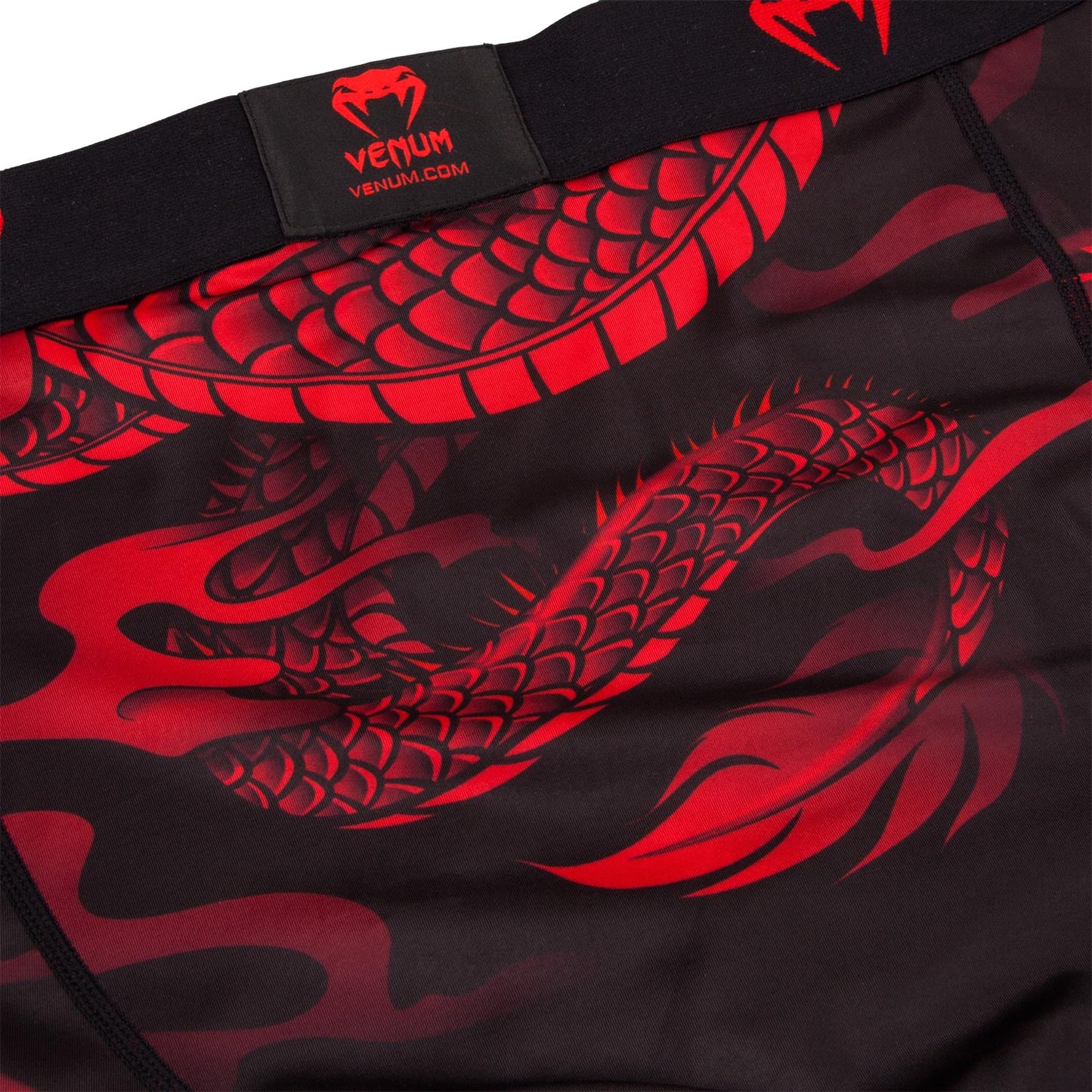Venum Dragon's Flight Spats - Zwart/Rood