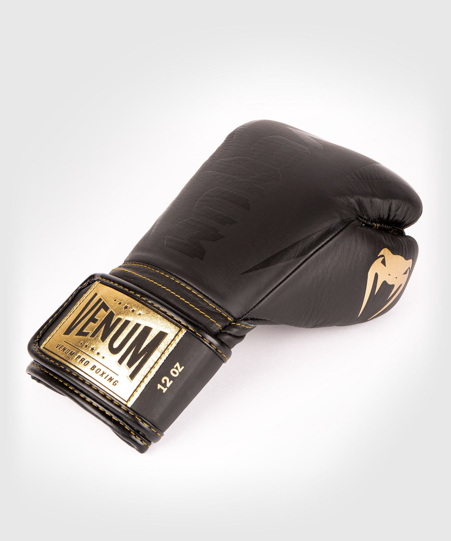 Venum Hammer Pro bokshandschoenen klittenband - Zwart/Zwart-Goud