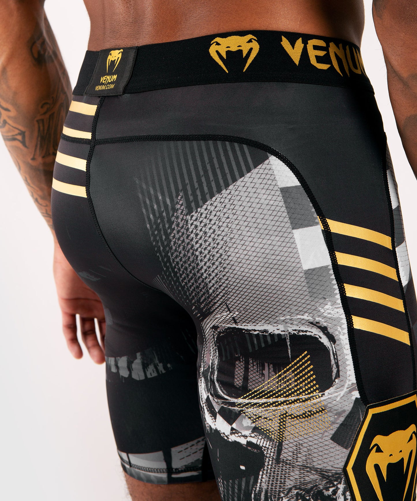Venum Skull compressieshorts - Zwart