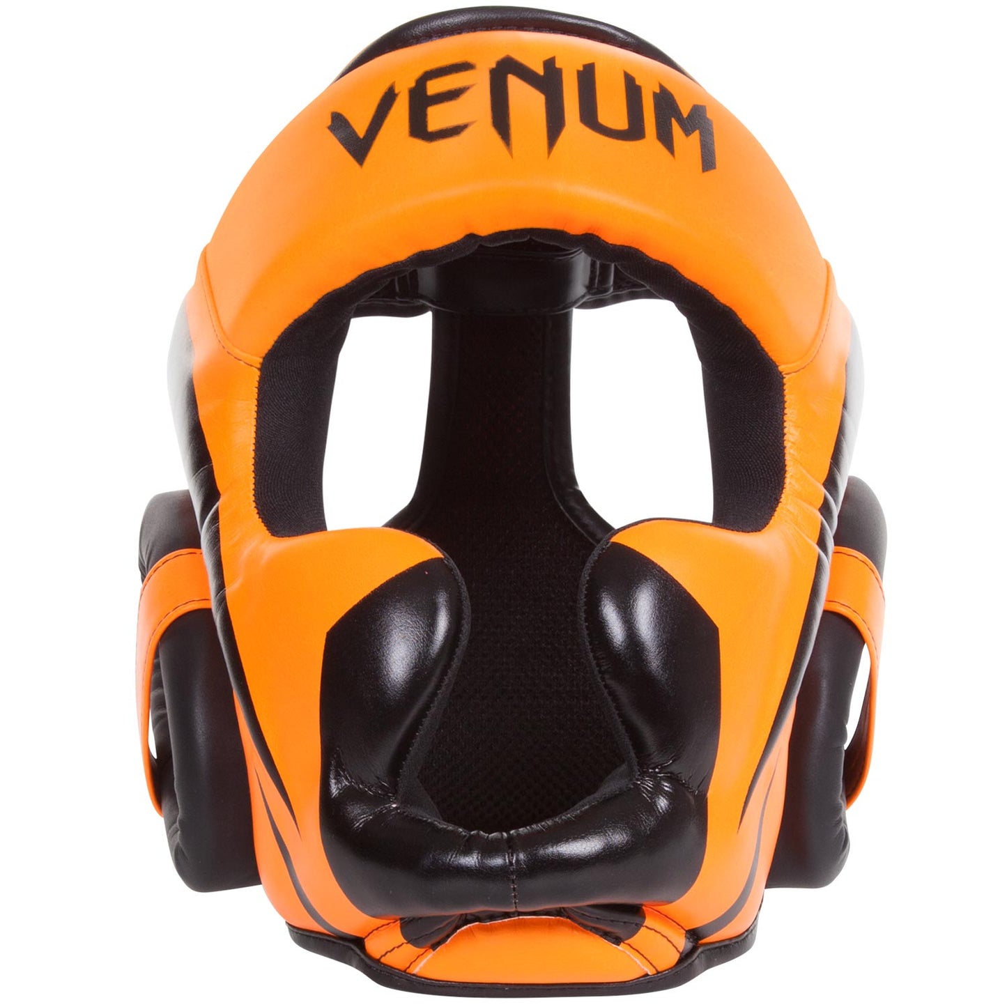 Venum Elite hoofdbeschermer - Oranje/Zwart