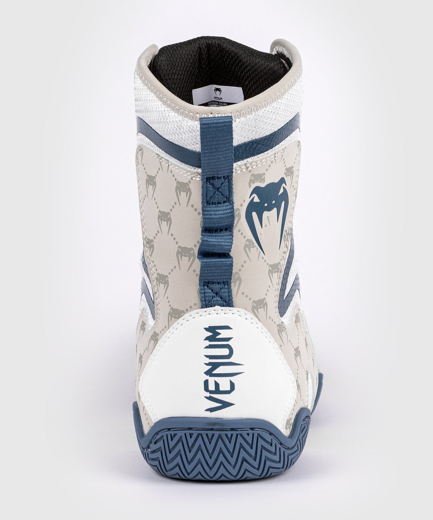 VENUM ELITE EVO MONOGRAM BOKSSCHOENEN – WIT/BLAUW