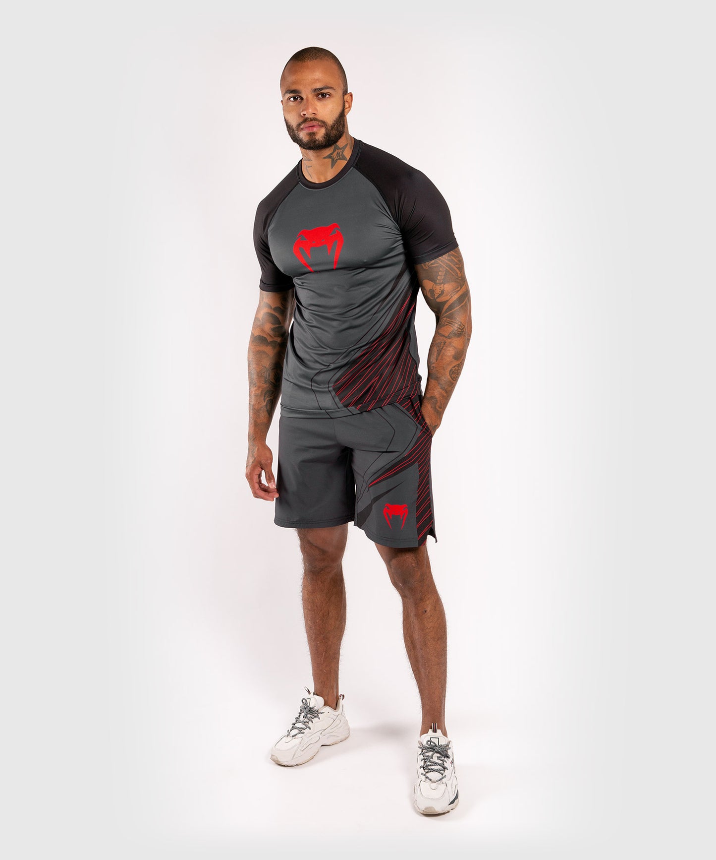 Venum Contender 5.0-sportbroek - Zwart/Rood