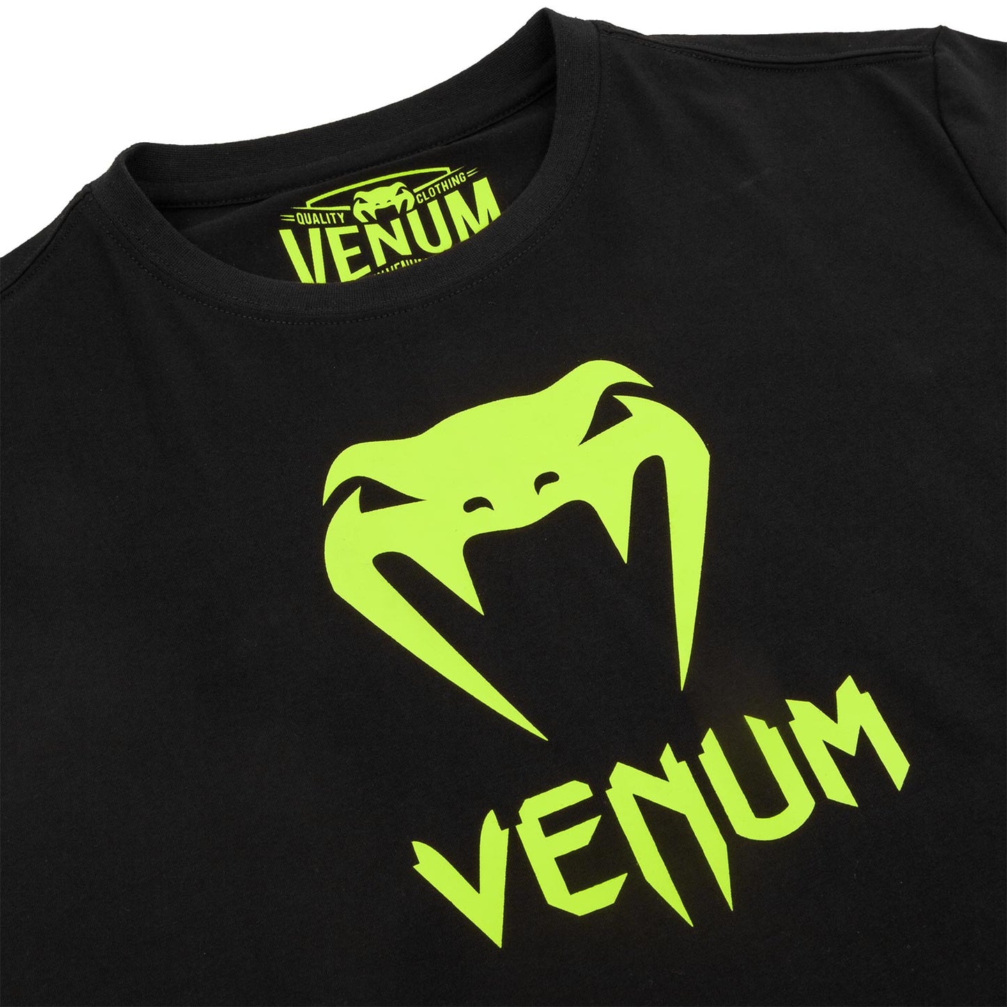 Venum Classic T-shirt - Zwart/Neongeel