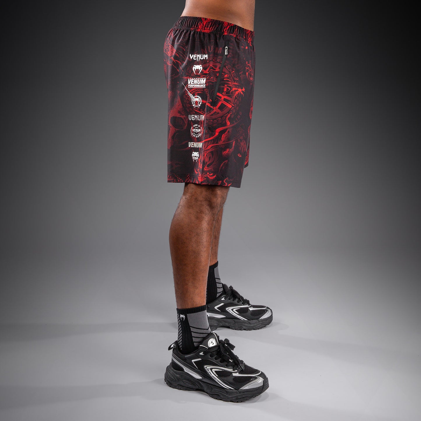 Venum 20th Anniversary Trainingsshorts - Zwart/Rood