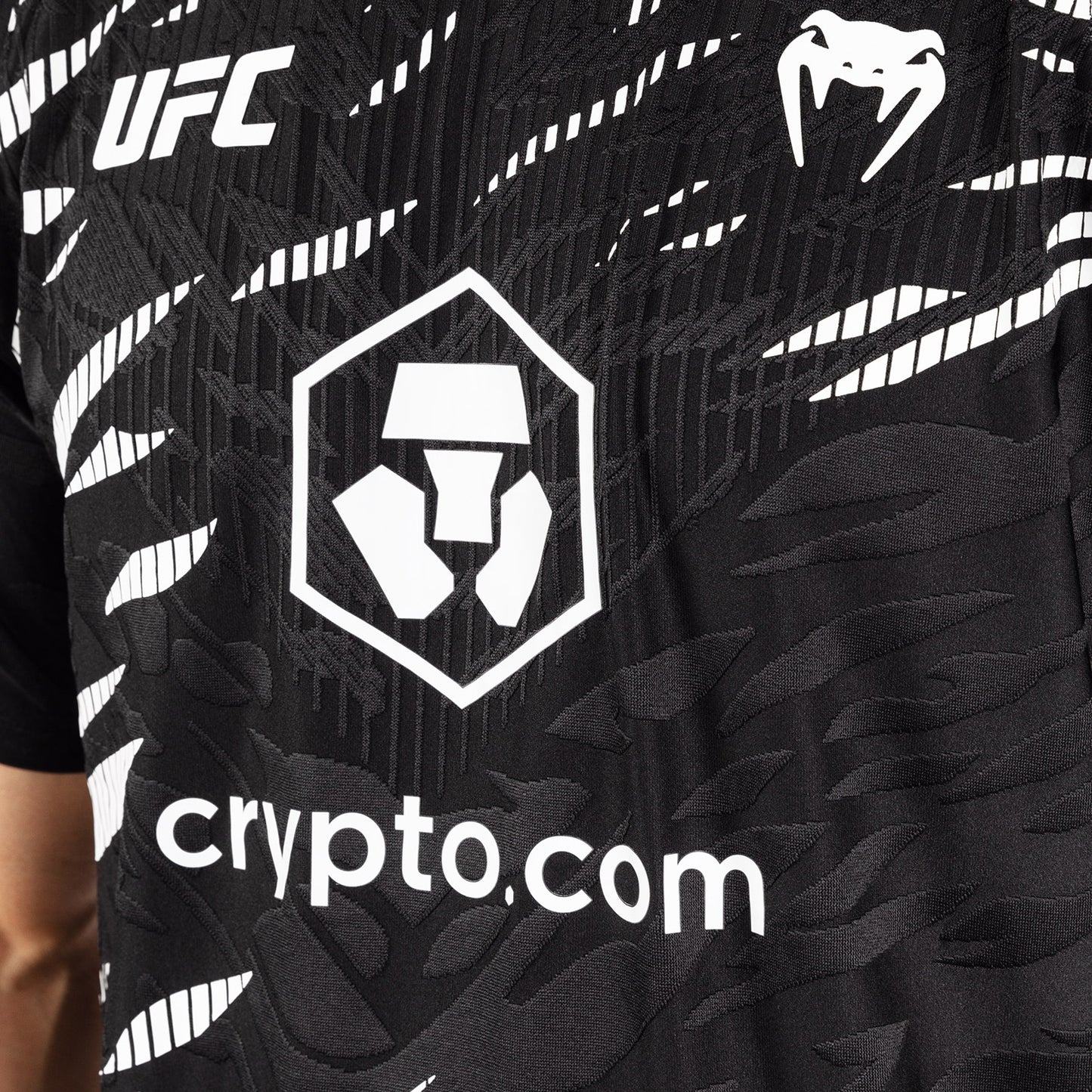 UFC Fusion by Venum Personalized Authentic Fight Night Exit T-shirt voor Heren - Zwart