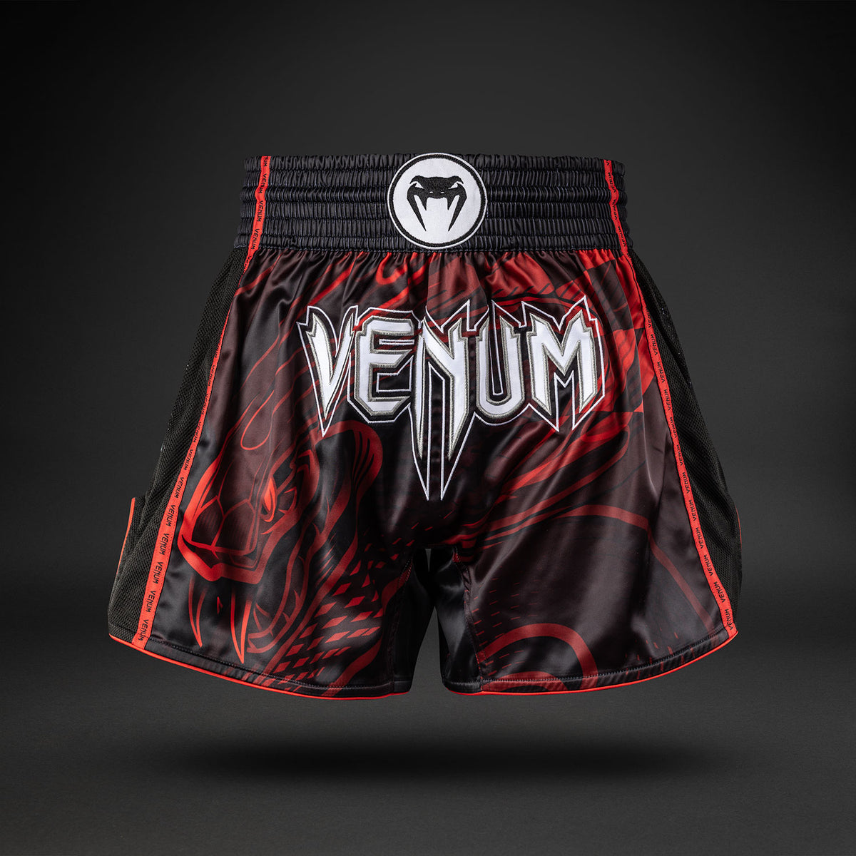 Venum Crimson Viper 2.0 Muay Thai-short - Zwart/Rood