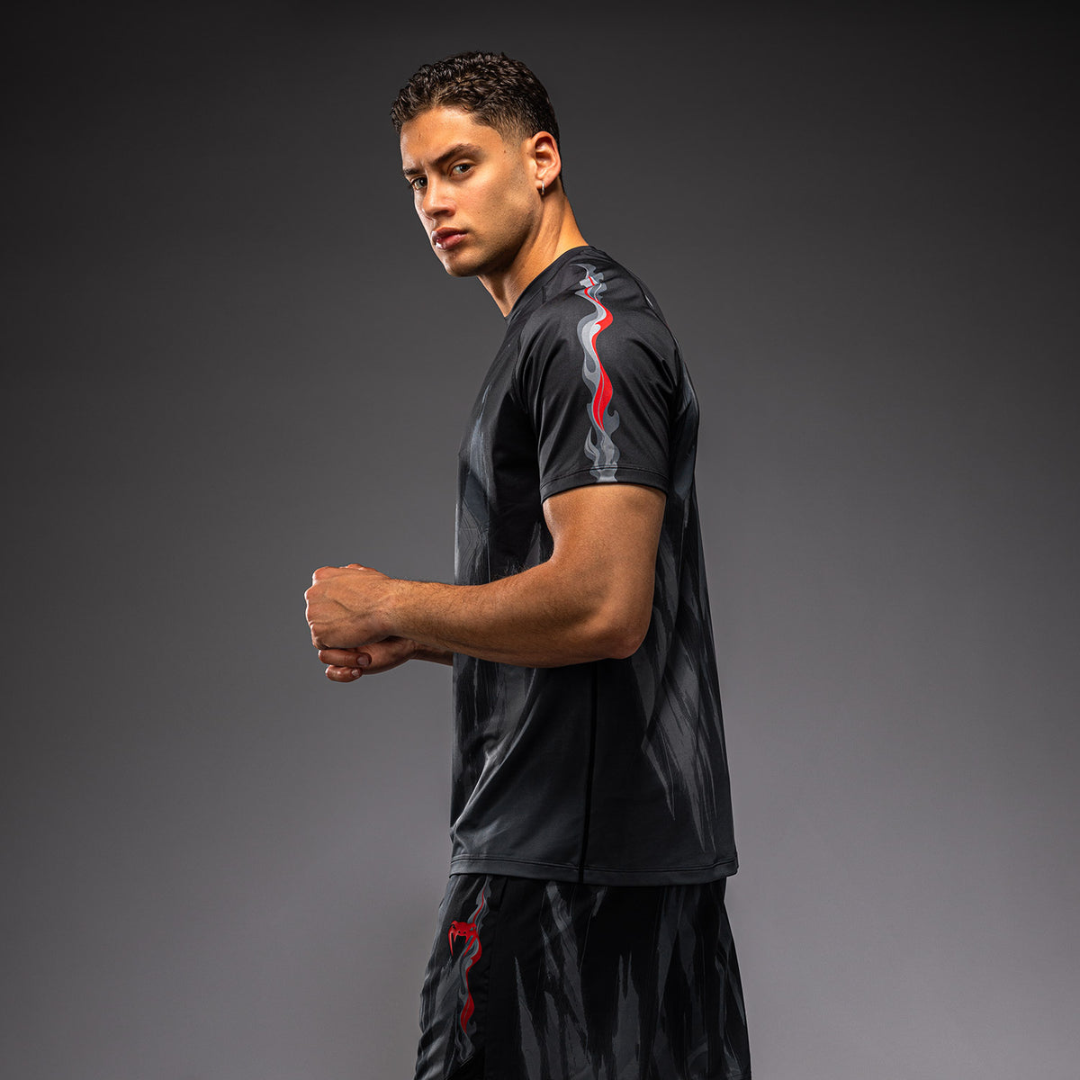 Venum Demon Dry Tech T-shirt - Zwart/Grijs