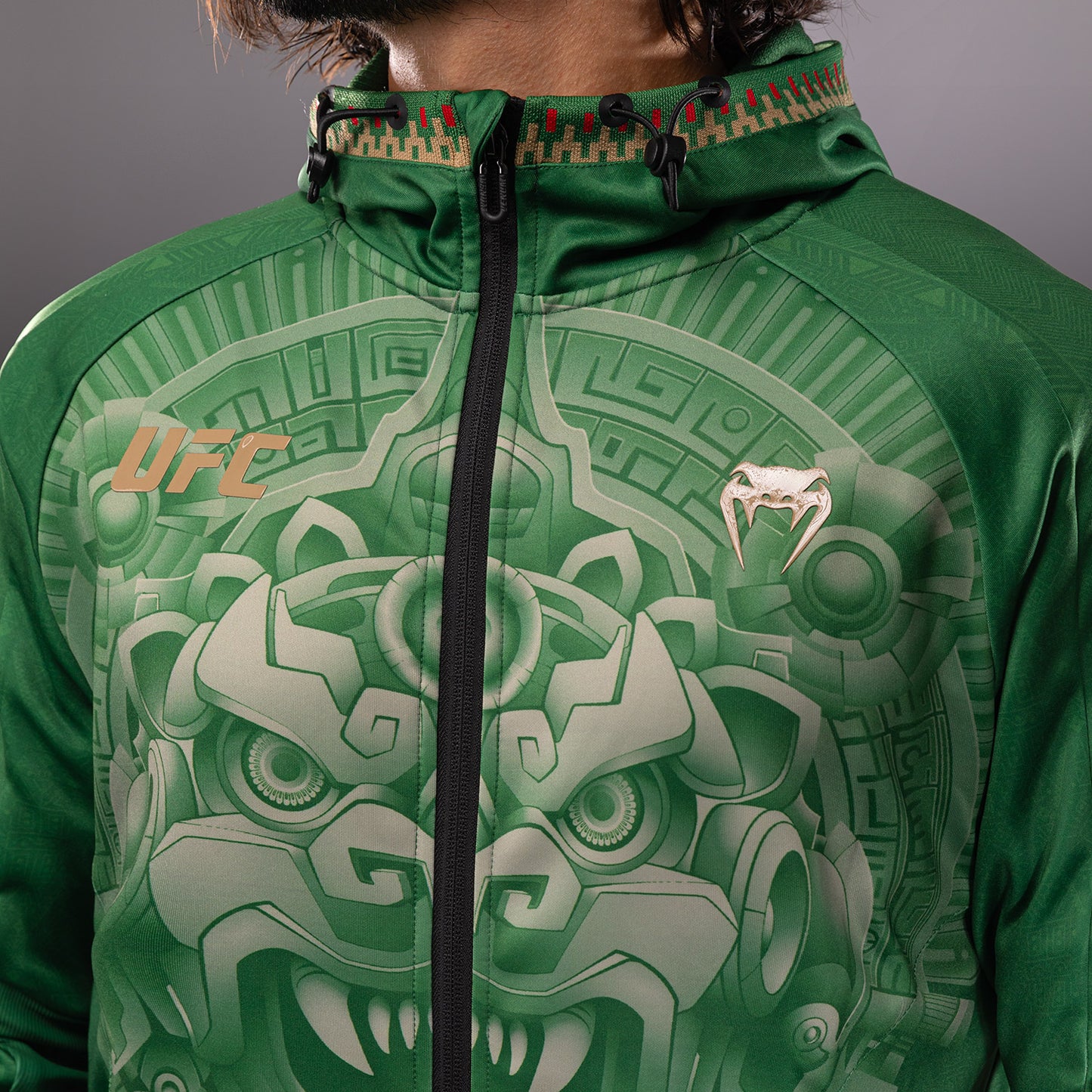 Noche UFC 2.0 By Venum Authentic Fight Night Hoodie - Groen