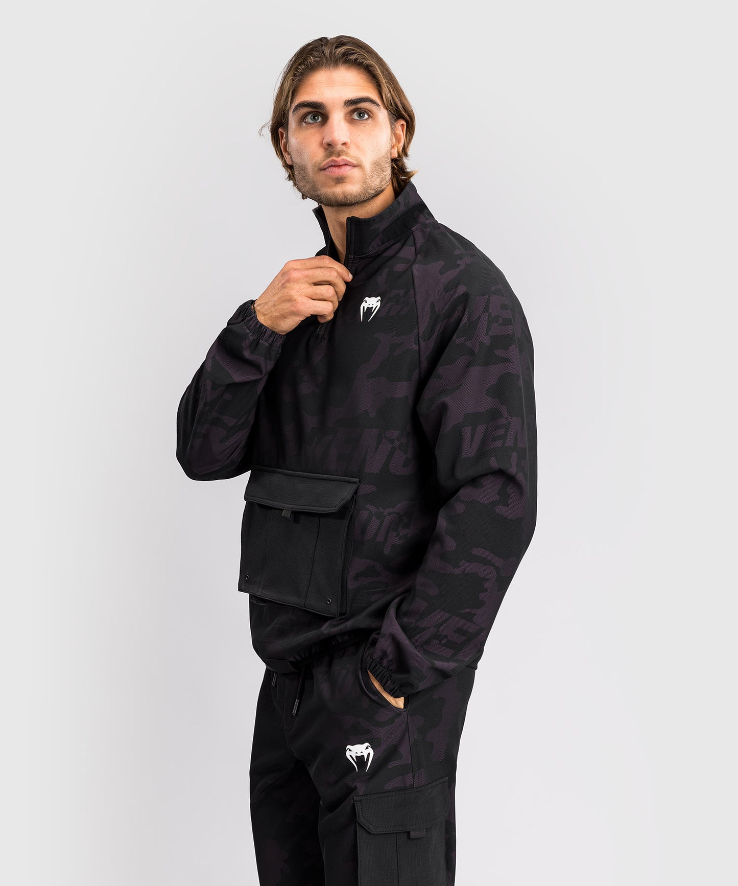 Venum Trooper Heren Trainingsjack - Zwart/Paarse