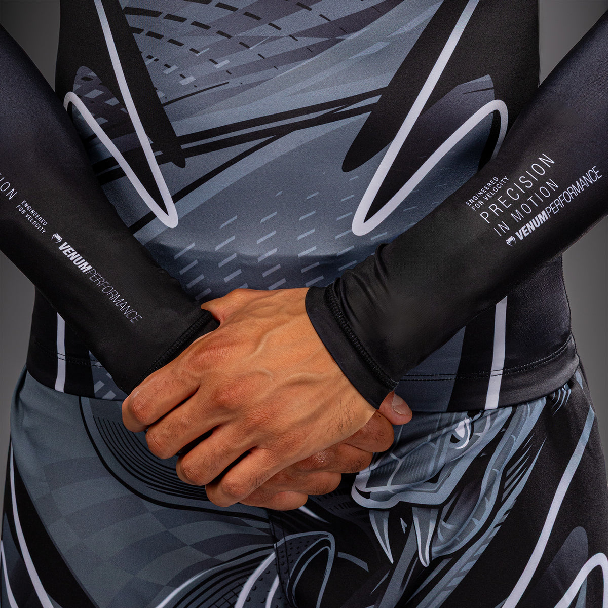 Venum Crimson Viper 2.0 Rashguard met lange mouwen - Zwart/Grijs