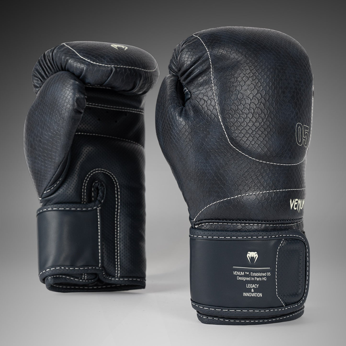 Venum Impact Evo Scales Bokshandschoenen – Middernachtblauw