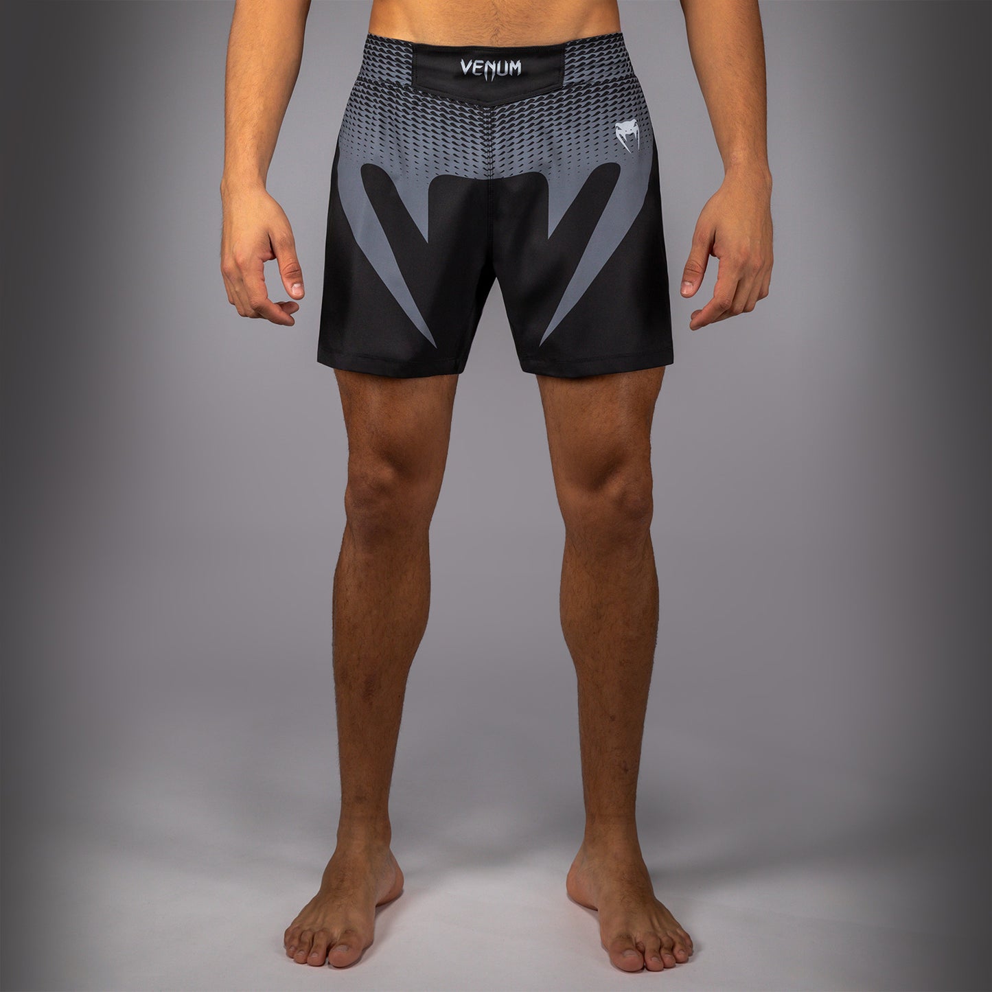 Venum No Gi Fightshorts - Zwart/Zilvergrijs